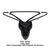 CandyMan 99738 Gloss G-String Color Black