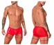 CandyMan 99740 Garter Trunks Color Red