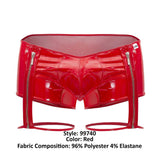 CandyMan 99740 Garter Trunks Color Red