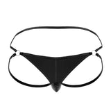 CandyMan 99741 Gloss Jockstrap Color Black