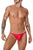 CandyMan 99741 Gloss Jockstrap Color Red