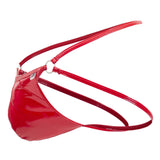 CandyMan 99741 Gloss Jockstrap Color Red