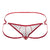 CandyMan 99741 Gloss Jockstrap Color Red