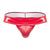 CandyMan 99742 Gloss Thongs Color Red