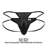 CandyMan 99756 Fringe Thongs Color Black