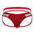 CandyMan 99763 Lace Jockstrap Color Nude-Red