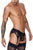 CandyMan 99766 Garter Thongs Color Black