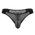 CandyMan 99771 Mesh Thongs Color Black