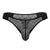 CandyMan 99771 Mesh Thongs Color Black