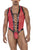 CandyMan 99774 Gladiator Bodysuit Color Red