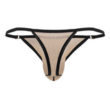 CandyMan 99776 Mesh Thongs Color Beige