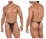 CandyMan 99776 Mesh Thongs Color Black