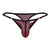 CandyMan 99776 Mesh Thongs Color Burgundy