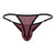 CandyMan 99776 Mesh Thongs Color Burgundy