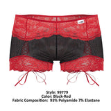 CandyMan 99779 Mesh Lace Trunks Color Black