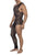 CandyMan 99787 One Shoulder One Leg Bodysuit Color Black