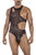 CandyMan 99788 Mesh Bodysuit Color Black