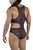 CandyMan 99788 Mesh Bodysuit Color Black