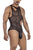 CandyMan 99788 Mesh Bodysuit Color Black