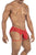 CandyMan 99792 Mesh Garter Thongs Color Red