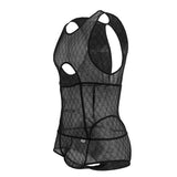 CandyMan 99794 Mesh Bodysuit Color Black