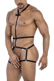 CandyMan 99797 String Bodysuit Color Black