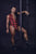 CandyMan 99800 Lumberjack Bodysuit Color Red