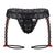 CandyMan 99803 Lace Garter Thongs Color Black