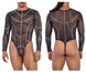 CandyMan 99816 Mesh Bodysuit Color Black