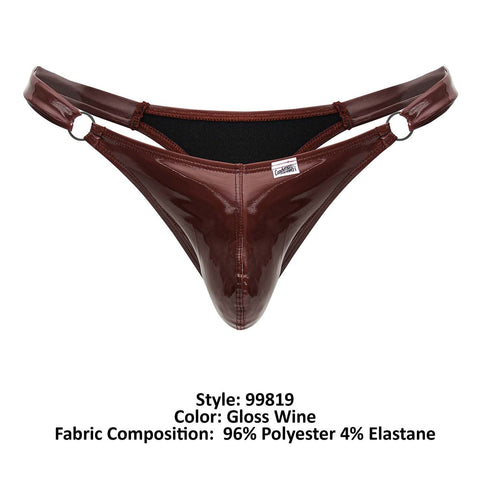 CandyMan 99819 Dom Thongs Color Gloss Wine