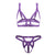 CandyMan 99822 Two Piece Outfit Color Violet