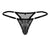 CandyMan 99824 Mesh Thongs Color Black