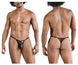 CandyMan 99824 Mesh Thongs Color Black