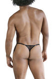 CandyMan 99824 Mesh Thongs Color Black