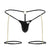 CandyMan 99827 Chain-Garter Thongs Color Black