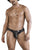 CandyMan 99828 Lace-Mesh Thongs Color Black
