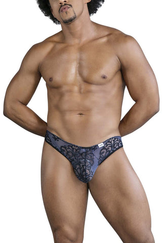 CandyMan 99830 Lace Briefs Color Black-Navy