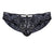 CandyMan 99830 Lace Briefs Color Black-Navy