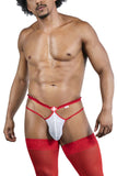 CandyMan 99833 Murse Thongs Color Red-White