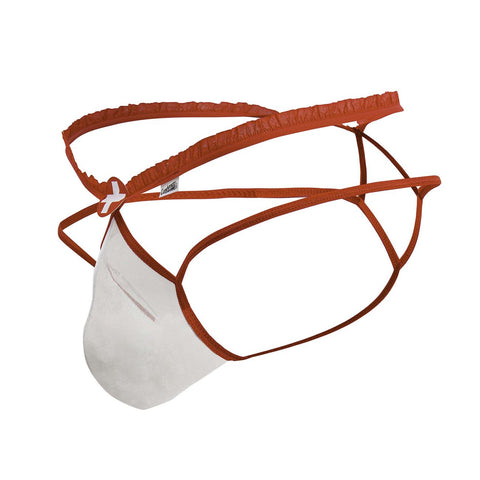 CandyMan 99833 Murse Thongs Color Red-White