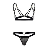 CandyMan 99838 Two Piece Outfit Color Black