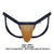 CandyMan 99841 Mesh Thongs Color Orange
