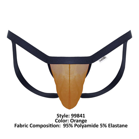 CandyMan 99841 Mesh Thongs Color Orange