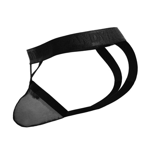 CandyMan 99847 Mesh Thongs Color Black