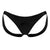 CandyMan 99848 Bikini Thongs Color Black