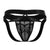 CandyMan 99849 Lace-Mesh Thongs Color Black