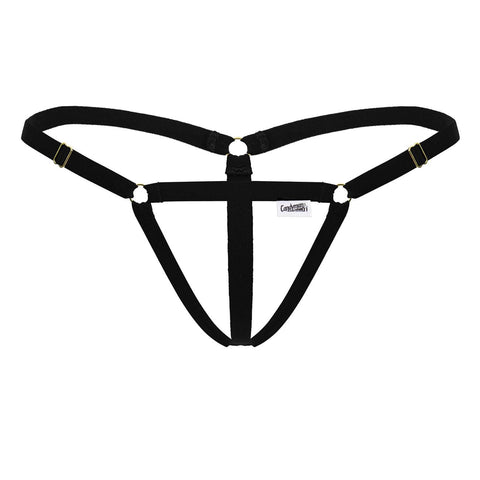 CandyMan 99852 Nudist Thongs Color Black