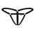 CandyMan 99852 Nudist Thongs Color Black