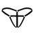 CandyMan 99852 Nudist Thongs Color Black