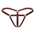 CandyMan 99852 Nudist Thongs Color Red